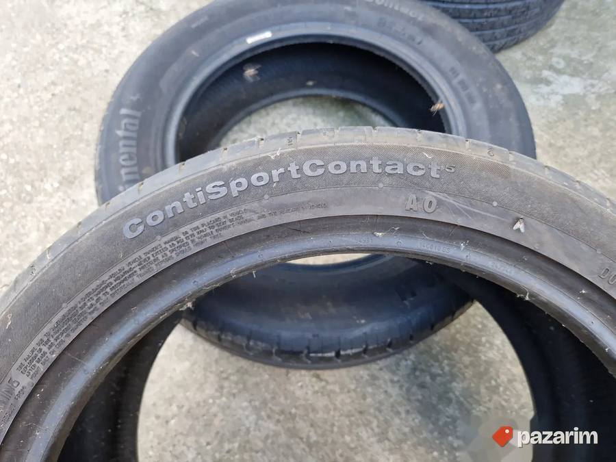 Dve dobre letnje gume 18 ice CONTINENTAL 245 40 18 sa 5.5mm 3