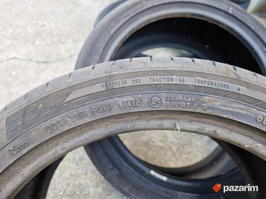 Dve dobre letnje gume 18 ice CONTINENTAL 245 40 18 sa 5.5mm 6