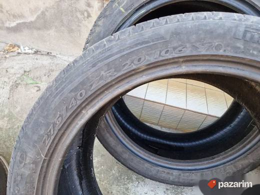 Četiri dobre letnje gume 275 40 20 PIRELLI. Sve 4 gume imaju