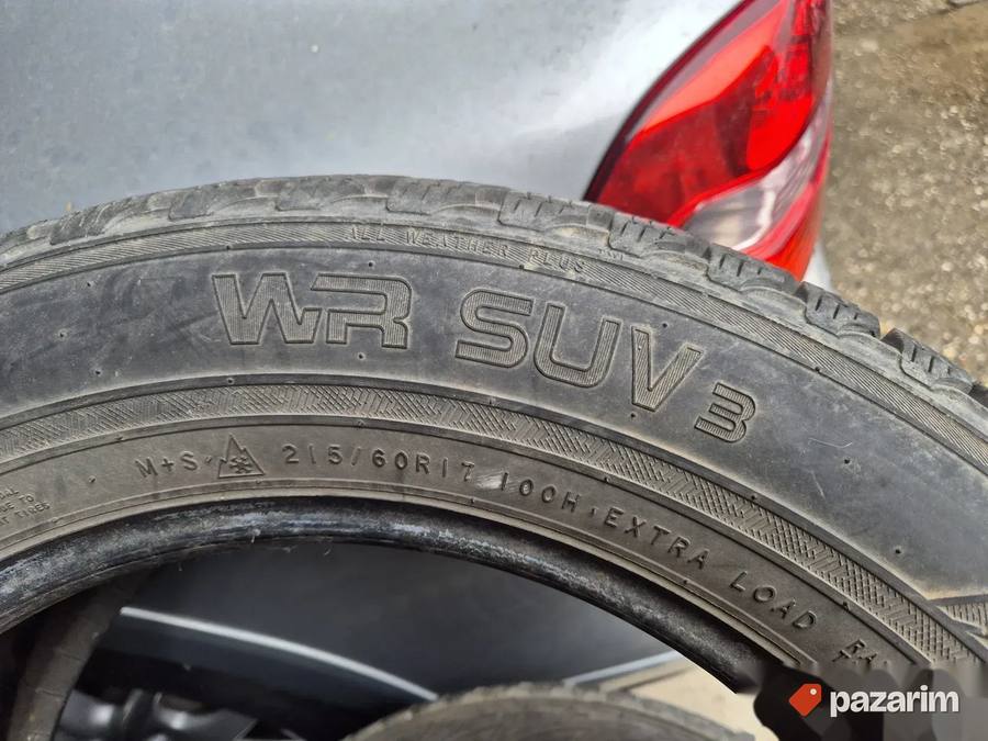 Četiri odlične zimske gume 17 ke NOKIAN 215 60 17 sa sarom o 3