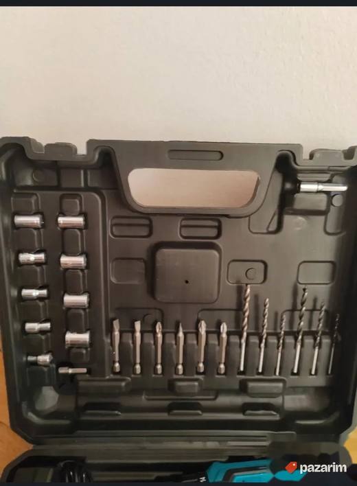 Aku srafilica/busilica 24V+pribor+2 baterije