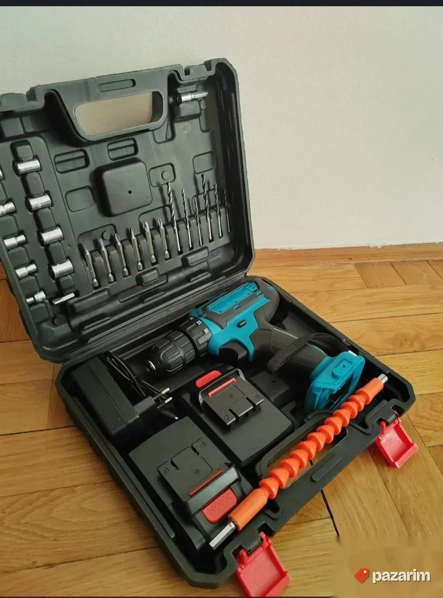 Aku srafilica/busilica 24V+pribor+2 baterije 2