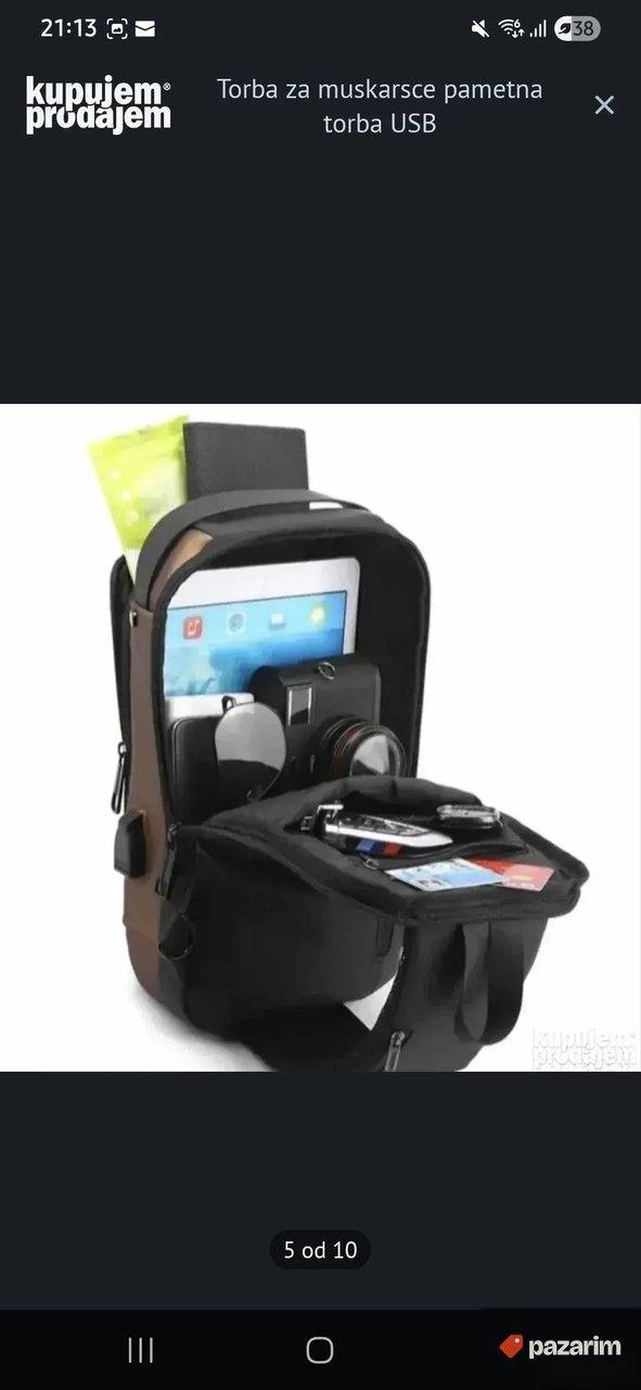 Pametna Mini Torba za Muškarce 5