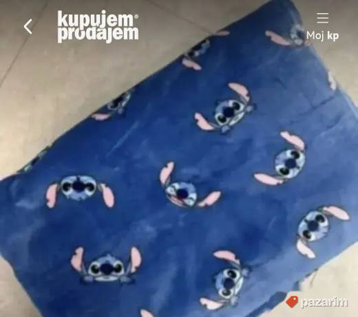 Svetleće dečije ćebe Stitch