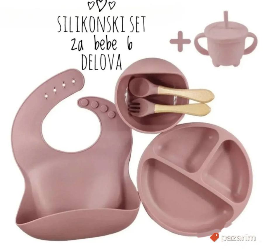 Silikonski set za hranjenje beba 3