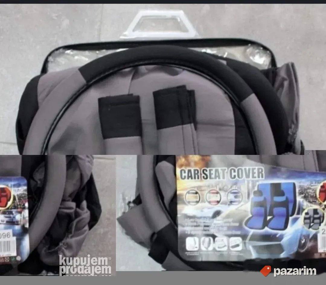 Univerzalne auto presvlake Gratis obloga volana 1