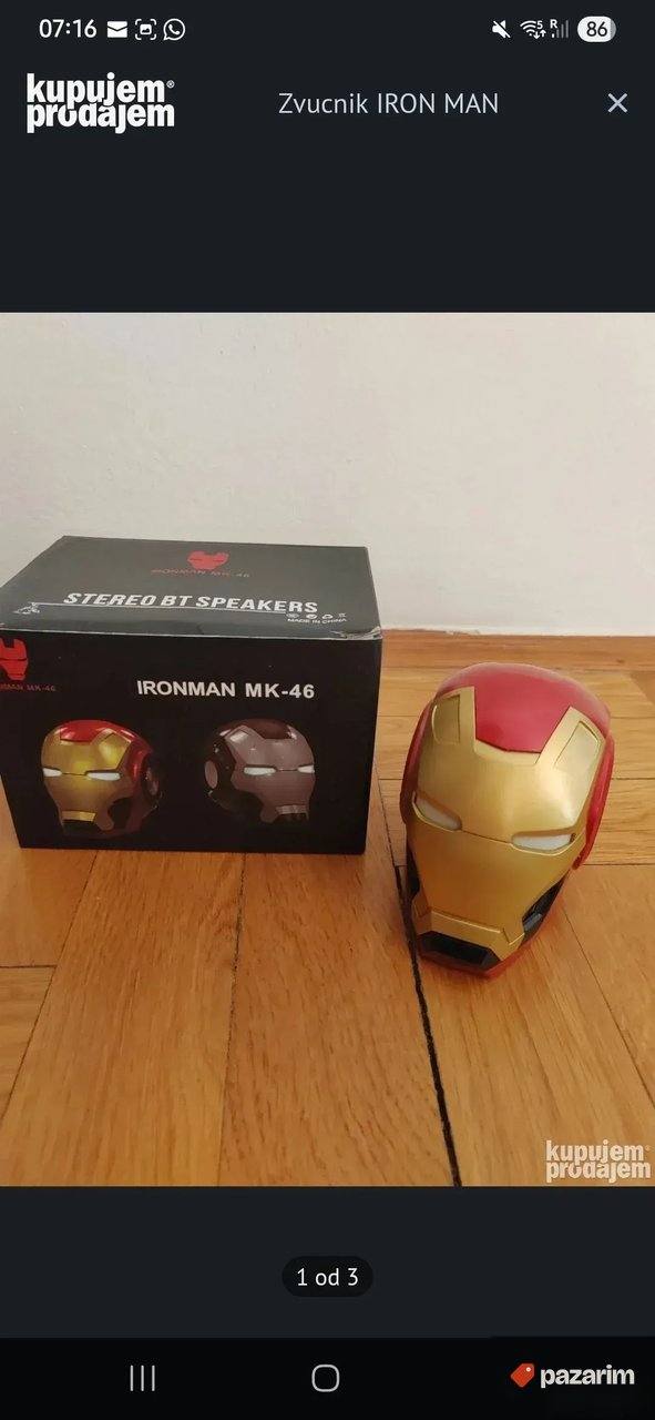 Zvucnik Iron Man 1