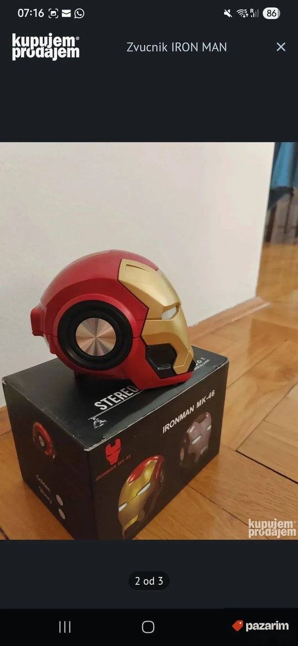 Zvucnik Iron Man 3