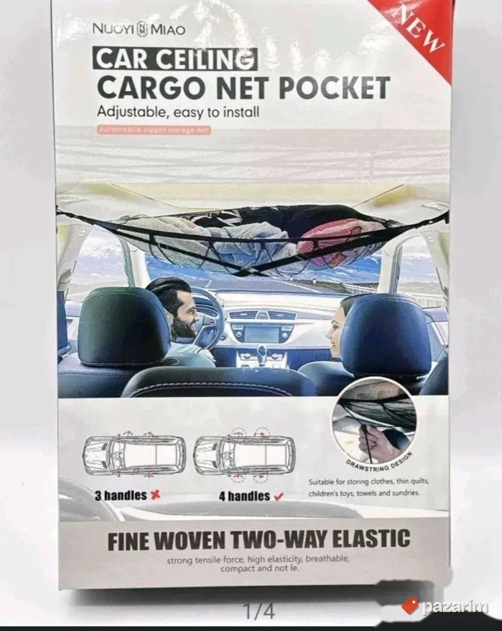 Mrežni Dzep na plafonu automobila 1