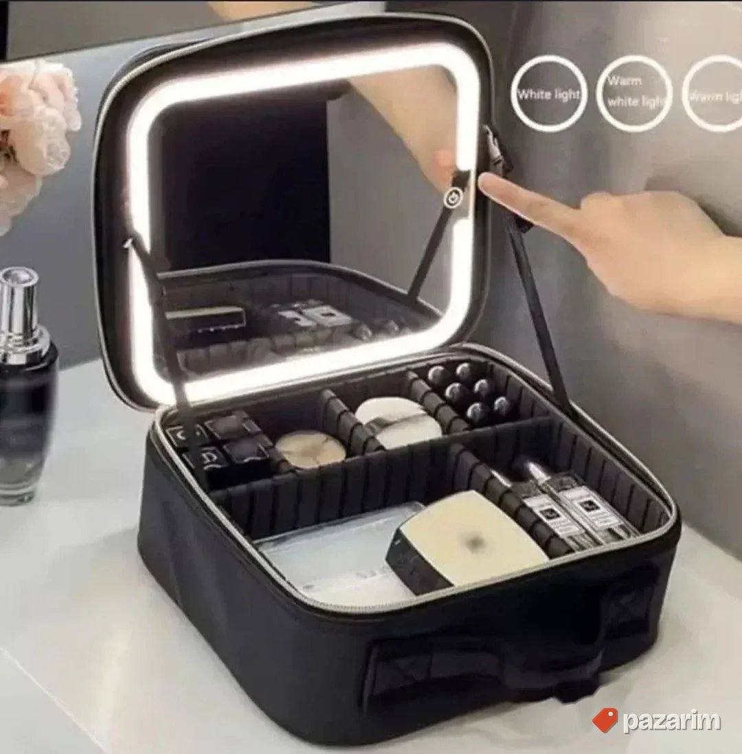 Kozmetički neseser za šminku sa LED ogledalom 1