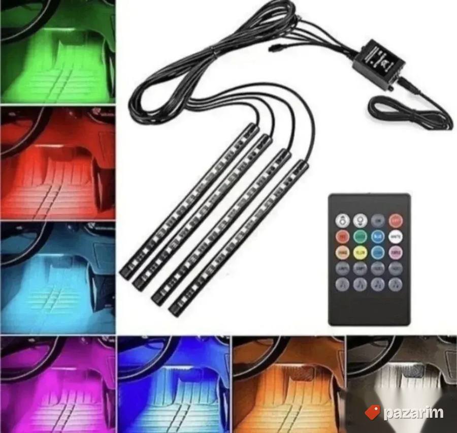 LED RGB Unutrašnja Auto Svetla 3