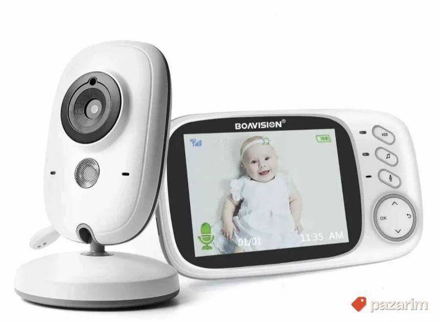 Bebi monitor sa kamerom i termometrom 4