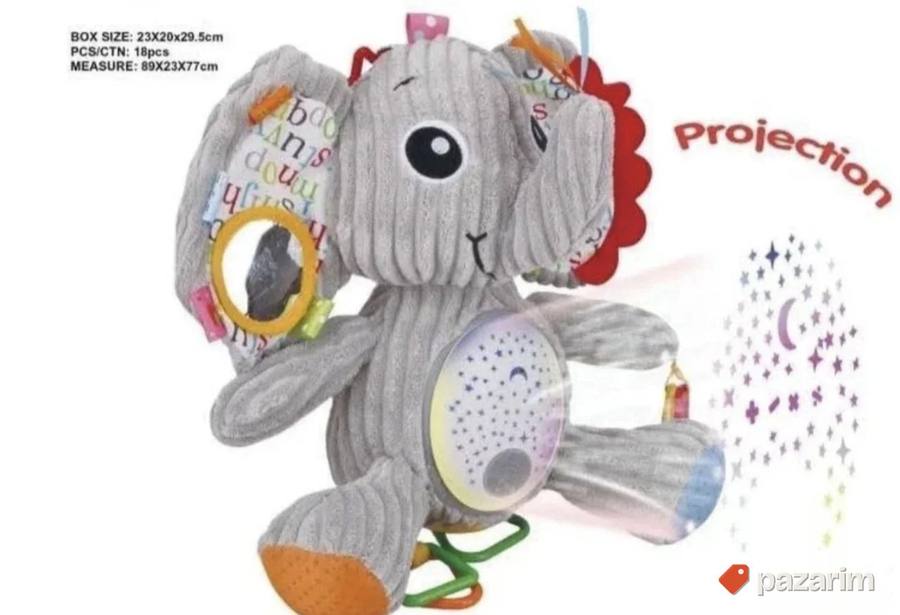 Plisani projektor lav ili slon 3