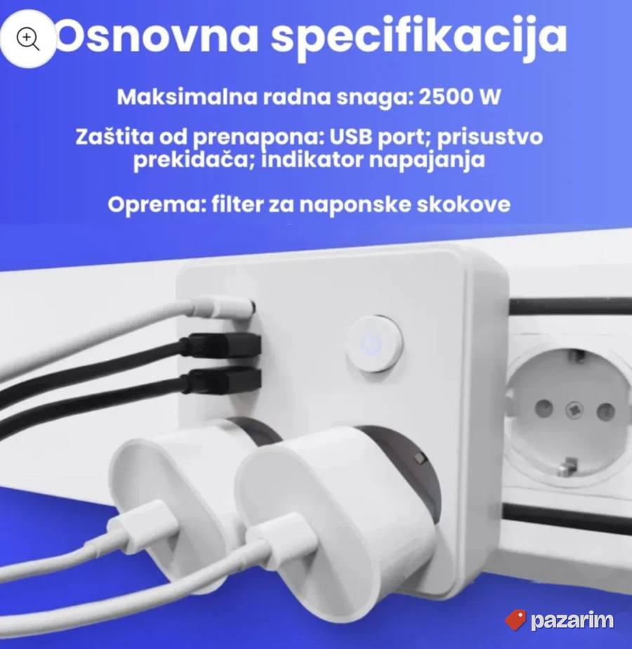 Razdelnik za utičnicu 4