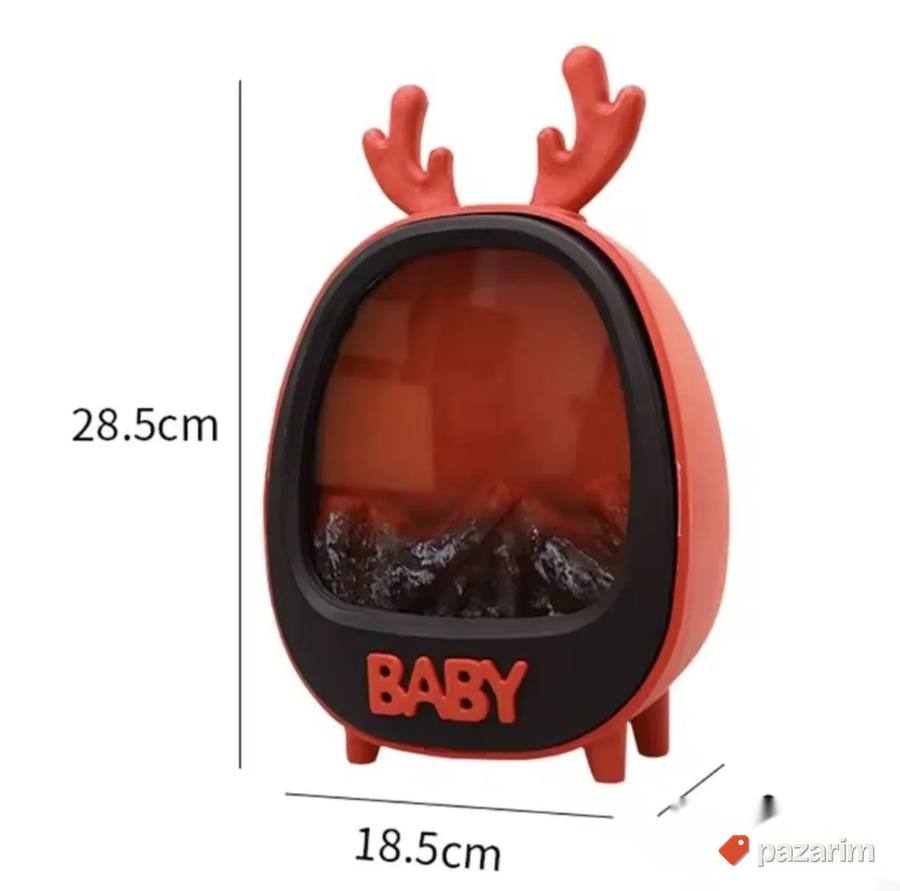 LED Kamin Lampa sa Zečijim Ušima 3