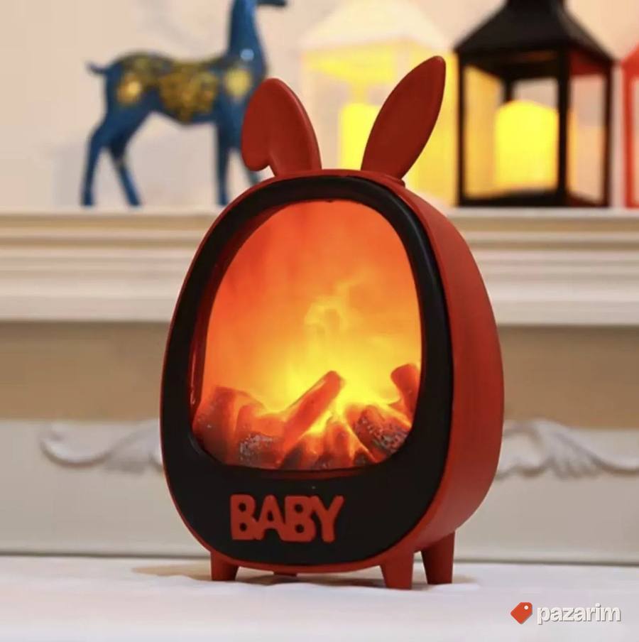 LED Kamin Lampa sa Zečijim Ušima 6