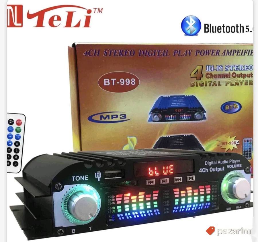 4-kanalno Bluetooth HiFi digitalno pojačalo, 2