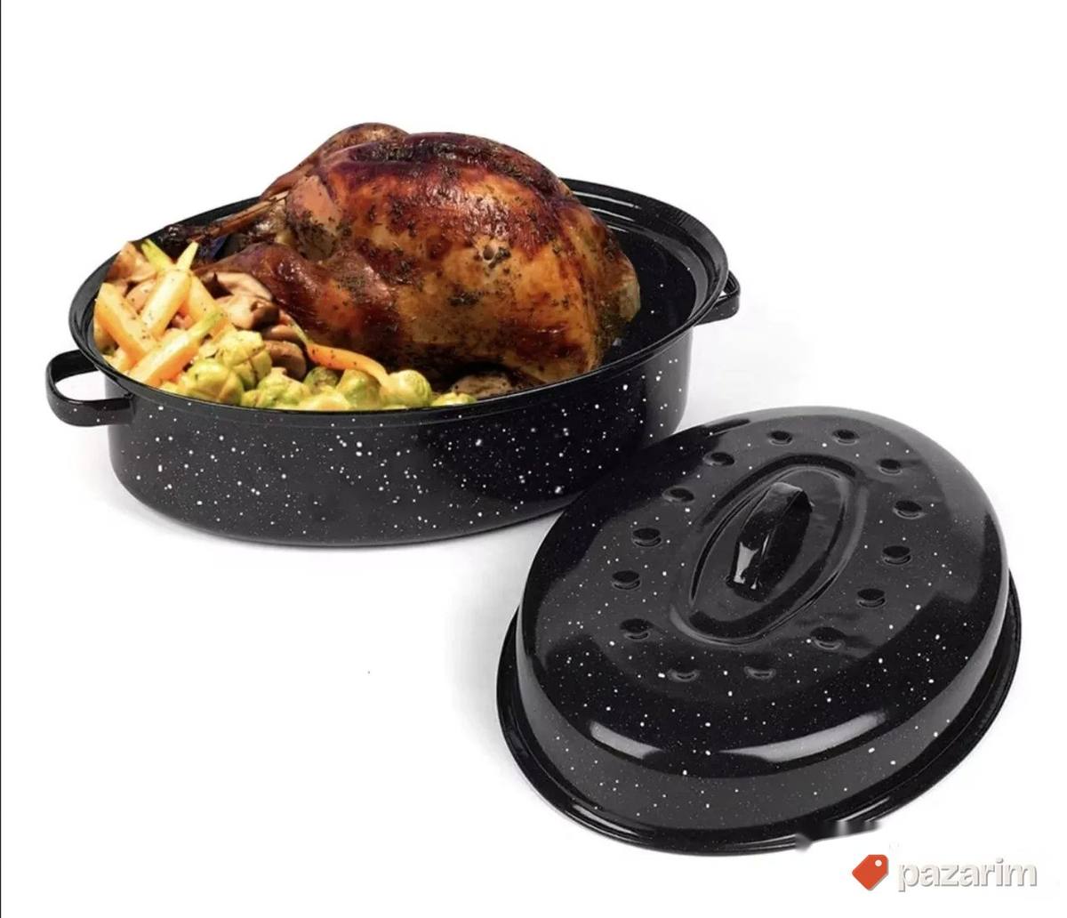 Anycook crni emajlirani pekac 1