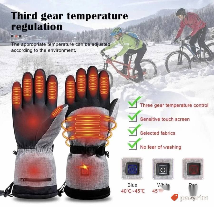 Ski Rukavice Sa Grejačem 8