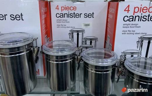 Set od 4 inox posuda
