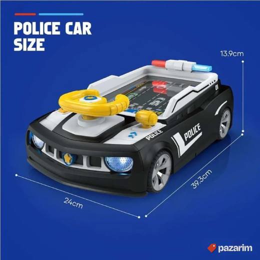 Policija trkačka staza sa volanom Simulirana vožnja