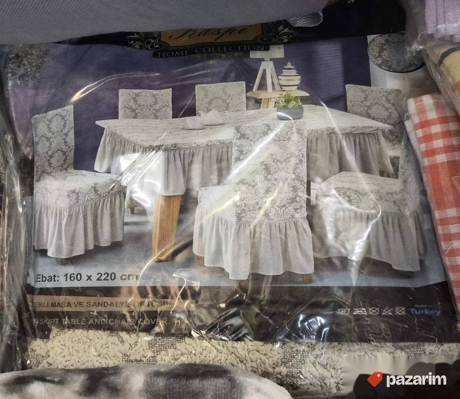 Set stolnjaka i navlaka za stolice žakard 5