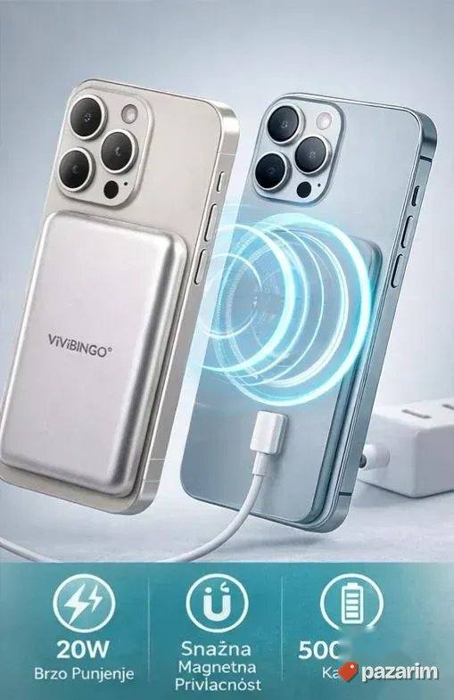 Prenosna magnetna baterija ViVIBINGO 3