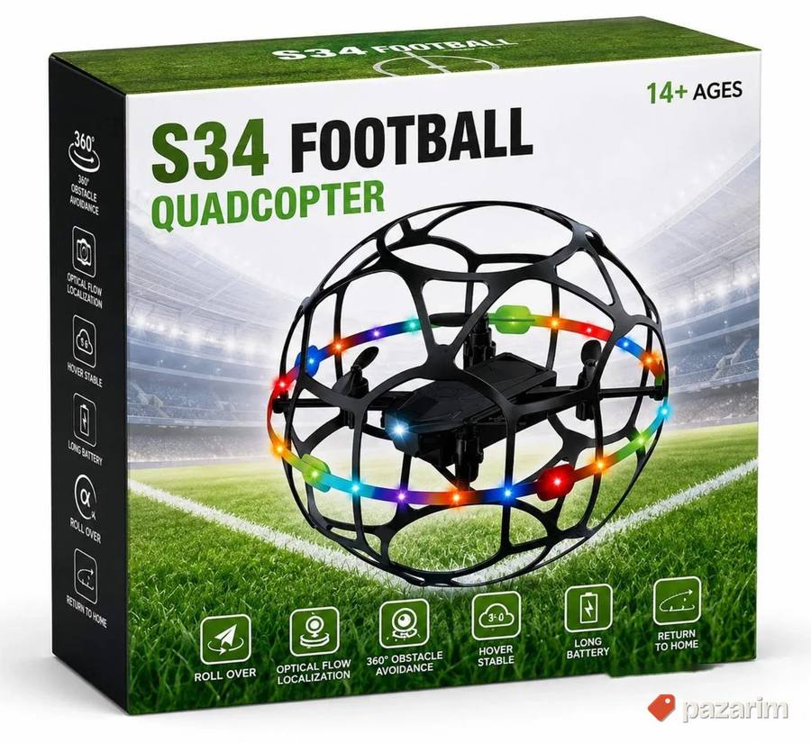 S34 Football Quadcopter Dron 2