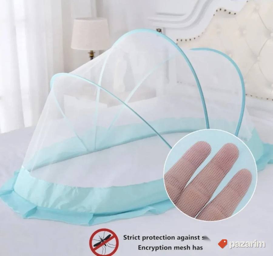 Prenosiva sklopiva mreža protiv komaraca za bebe 5