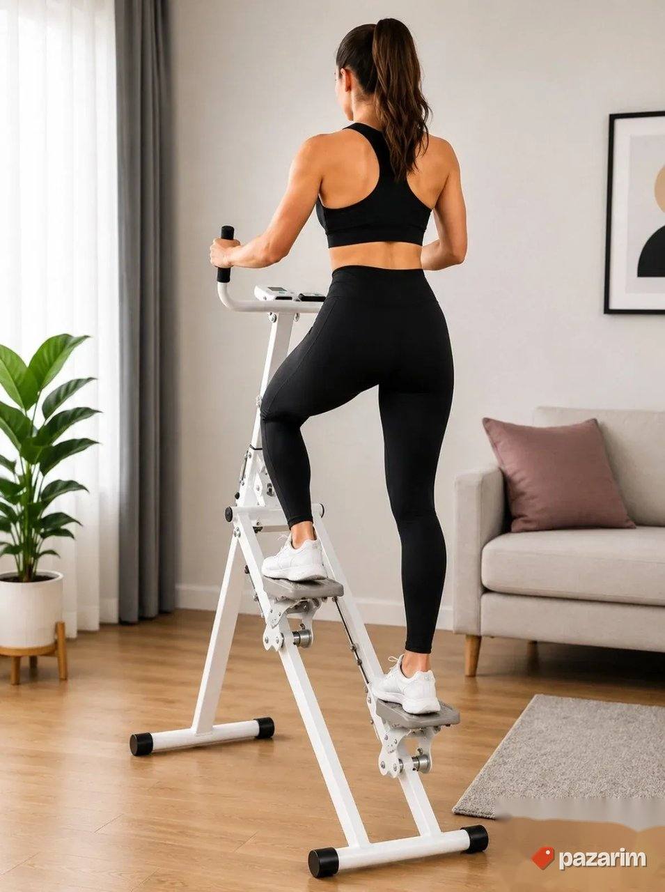 Sklopivi Vertical Climber Steper sa LCD Displejom 1