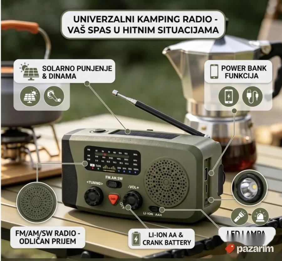 Solarni kamp radio 3