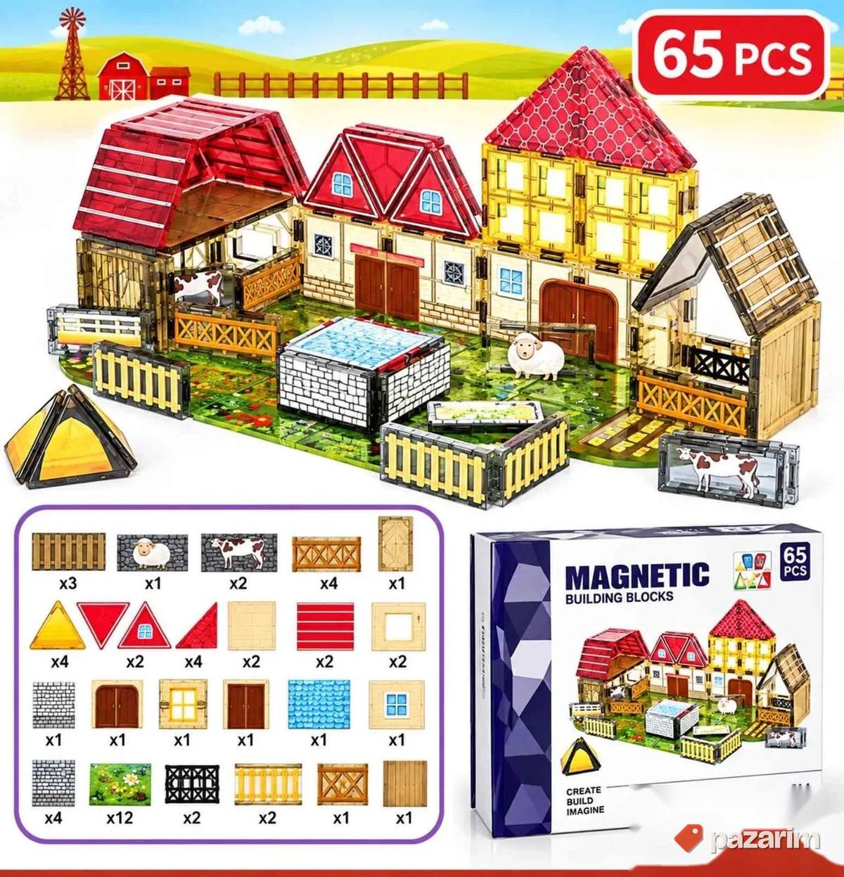 Magnetnr kocke farma 1