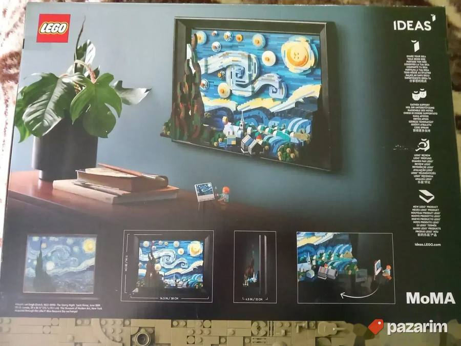Lego 21333 Ideas Vincent van Gogh The Starry Night Odmah dos 2