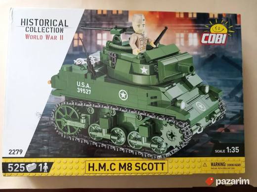 Cobi 2279 Historical collection World War II 75MM H.M.C M8 S
