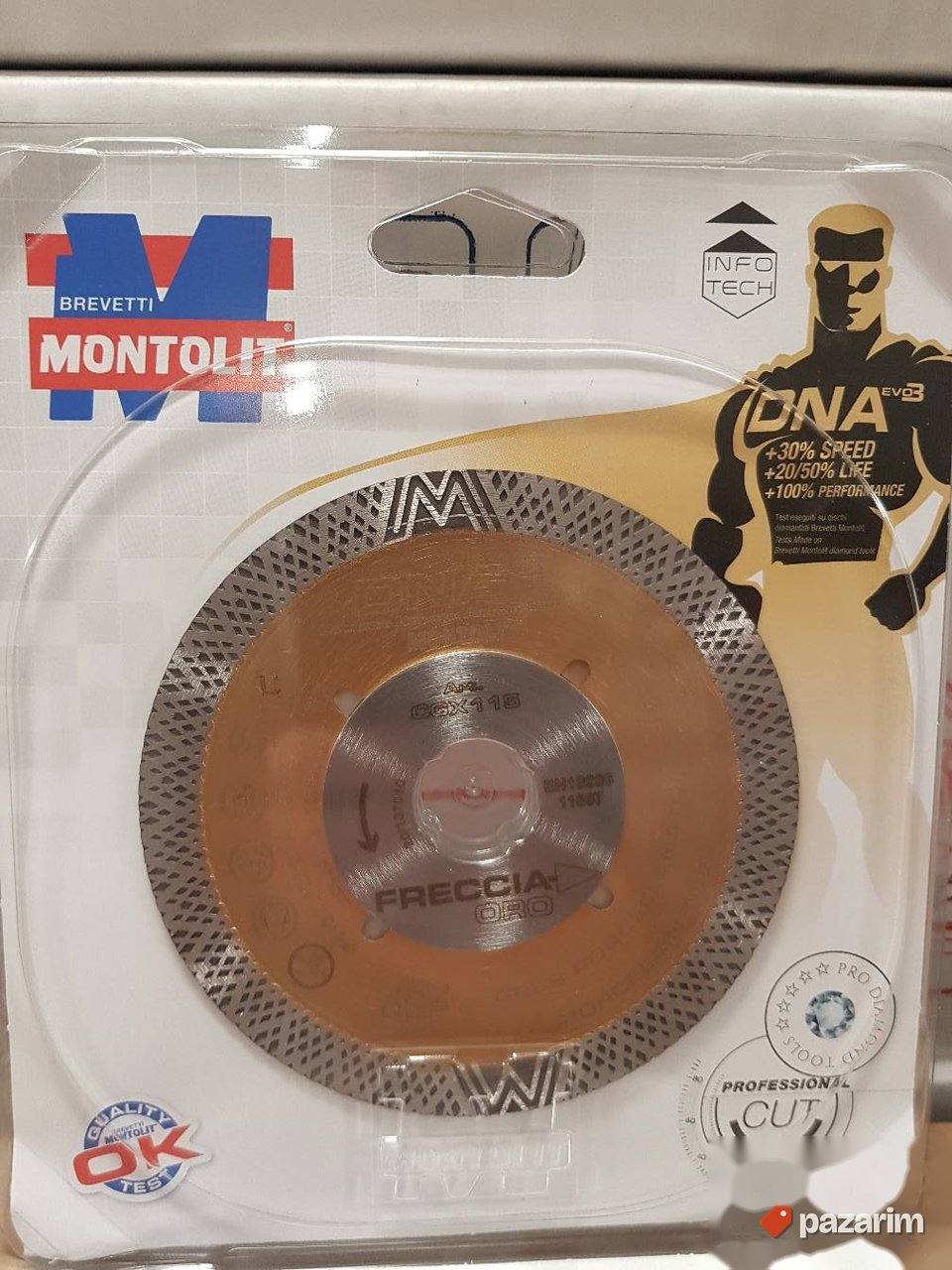 Montolit DNA EVO3 disk Zlatna Serija 115mm 1,4mm 1