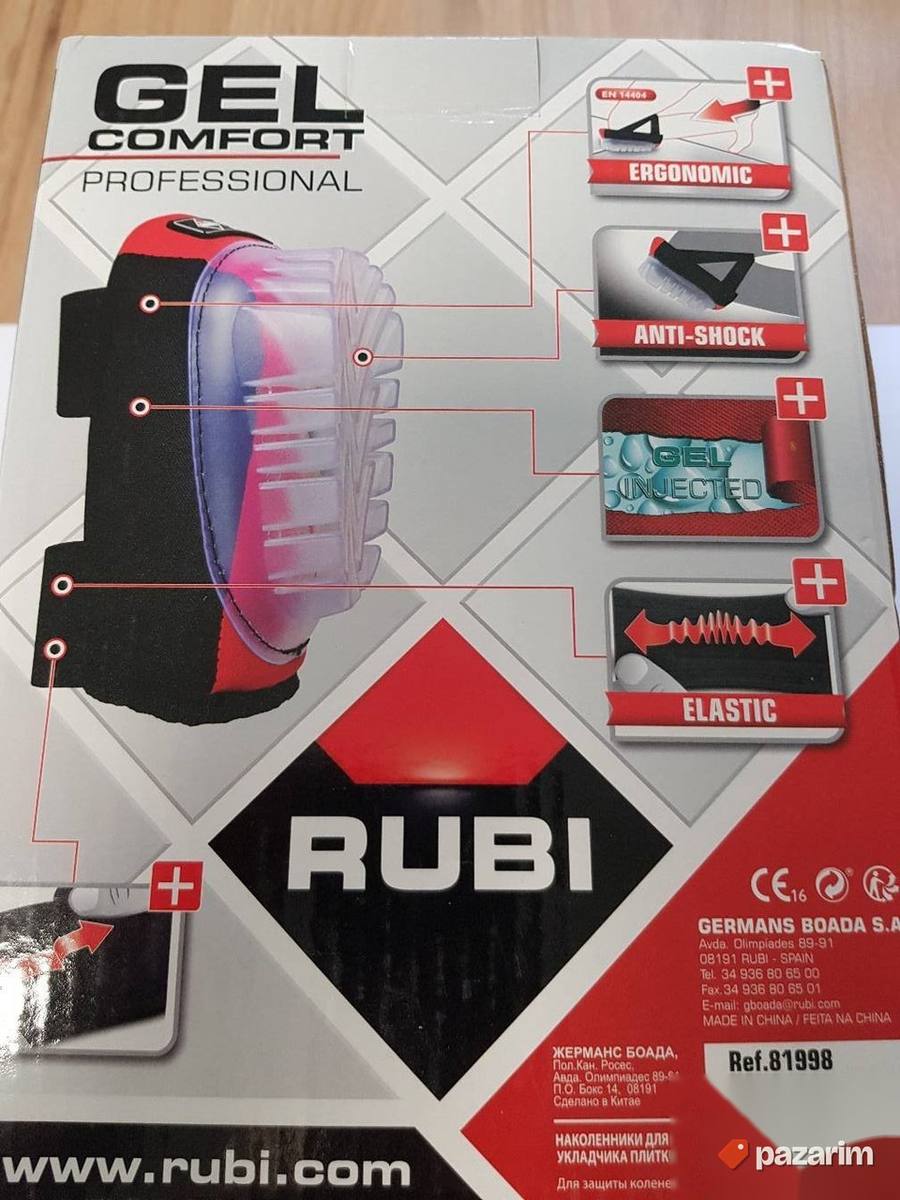 Rubi Gel Comfort stitnici za kolena 2