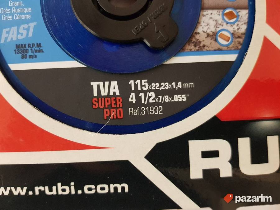 RUBI 115 TVA Super Pro dijamantski disk 3