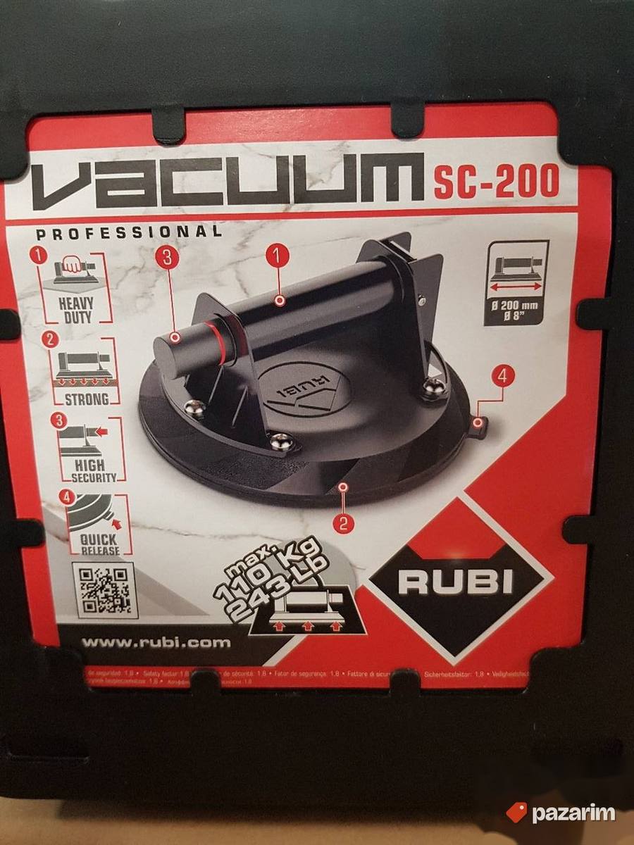 RUBI Vacuum SC-200 110kg 2