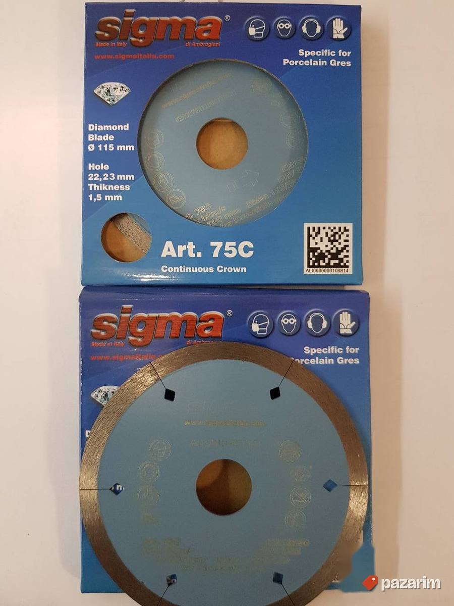 Dijamantski disk Sigma 075C Veliki izbor masina za rezanje 2