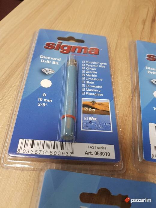 Sigma kroner fi10mm za busenje granitne keramike