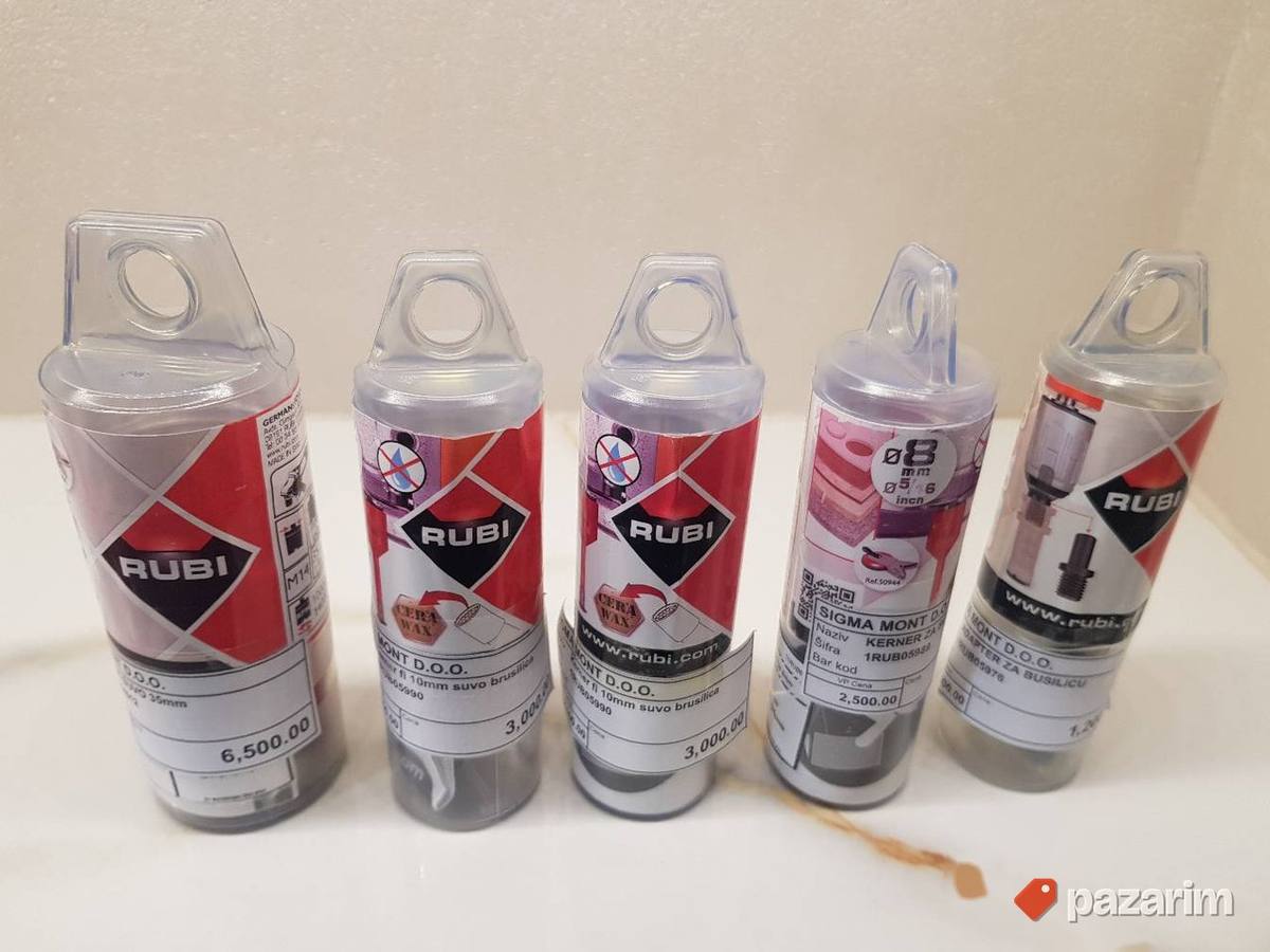 Set Rubi Dijamantske vakuum krune M14 1