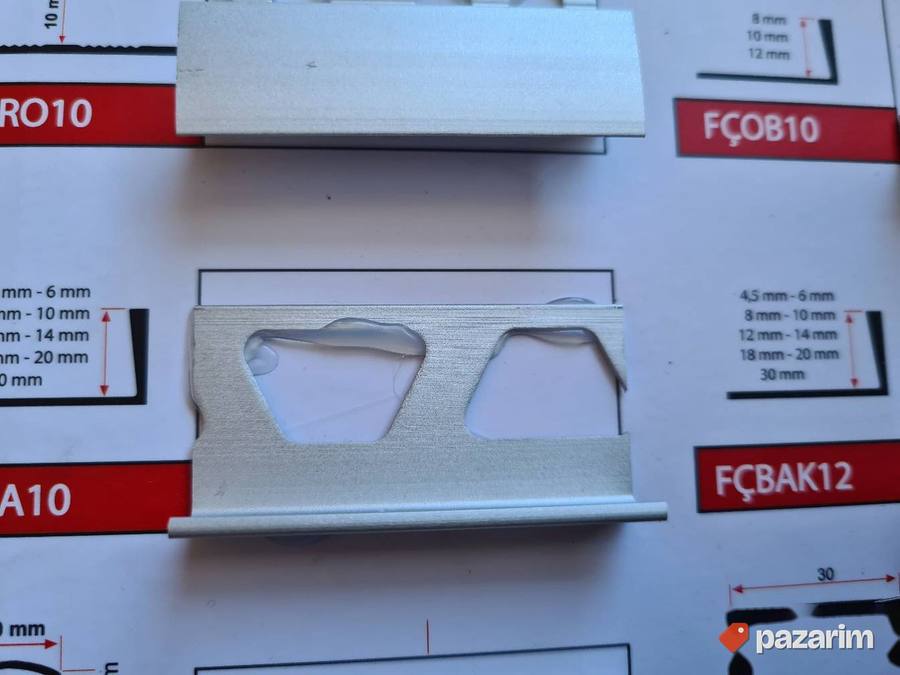 Zavrsne Aluminijumske lajsne za keramiku 12mm 3
