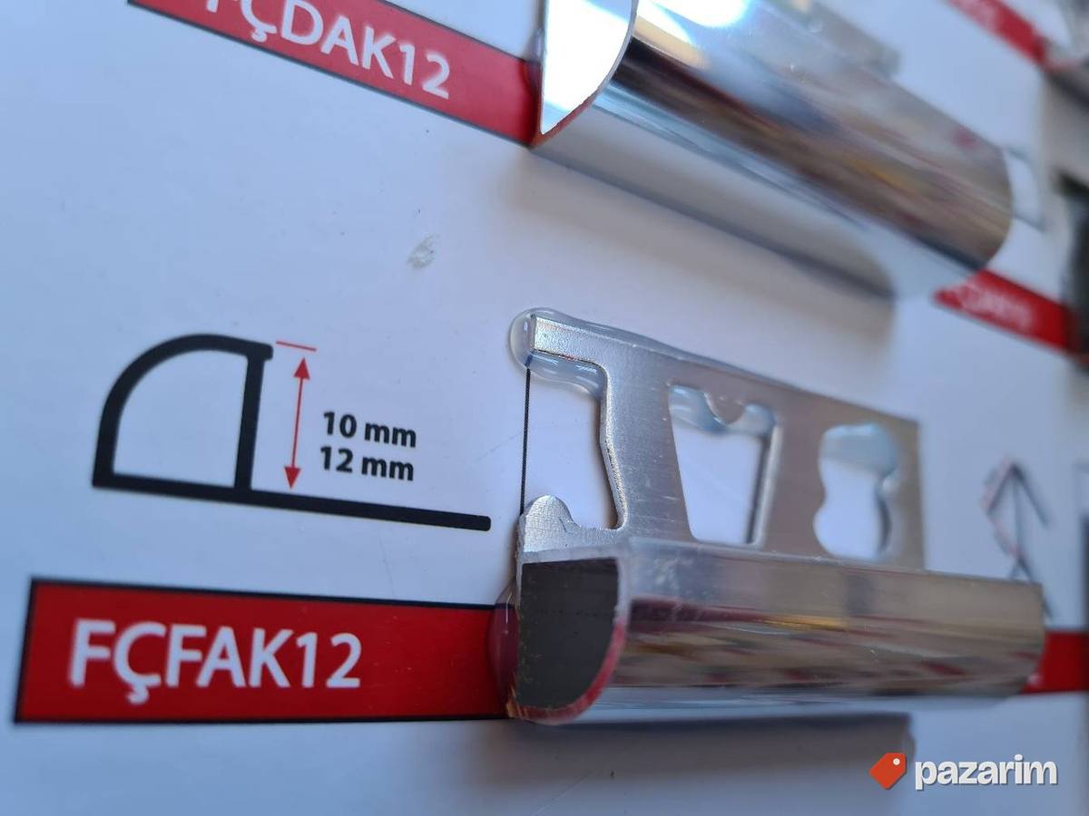 Zavrsne Aluminijumske lajsne za keramiku POLUOBLA 10mm sjaj 1