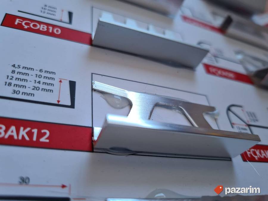 Zavrsne Aluminijumske lajsne za keramiku L10mm visoki sjaj 2