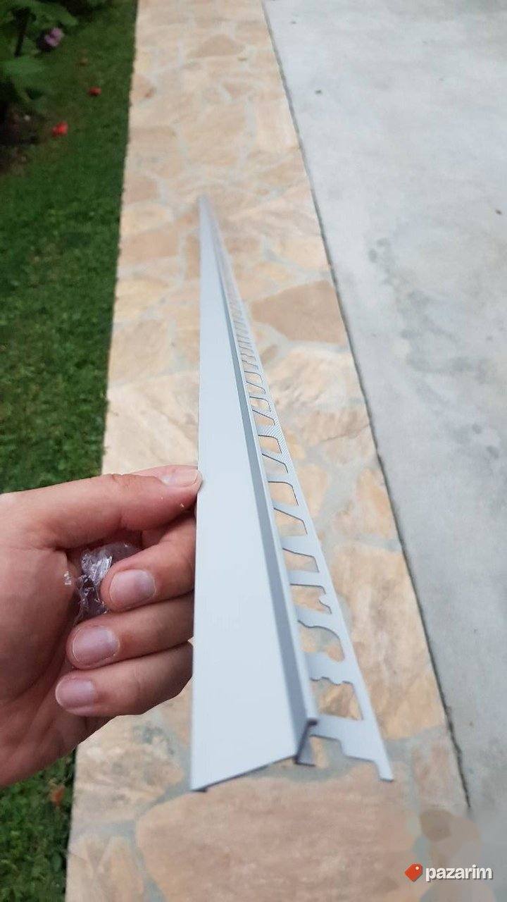 Okapna alu lajsna za terase 10mm mat 2