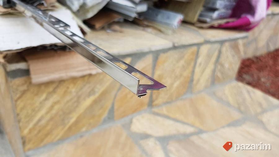 Inox(prohrom) Zavrsne lajsne za keramiku 10mm visoki sjaj 2