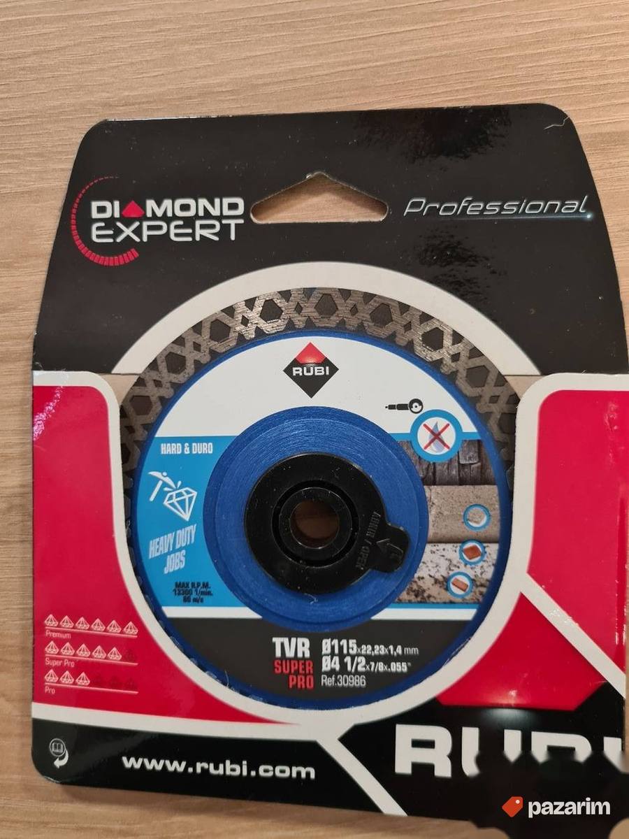 Rubi TVR Super Pro 115 disk za granitnu keramiku 2