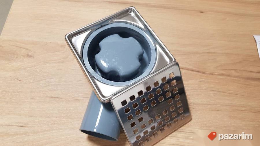 Inox slivnici 10x10cm fi 32 2