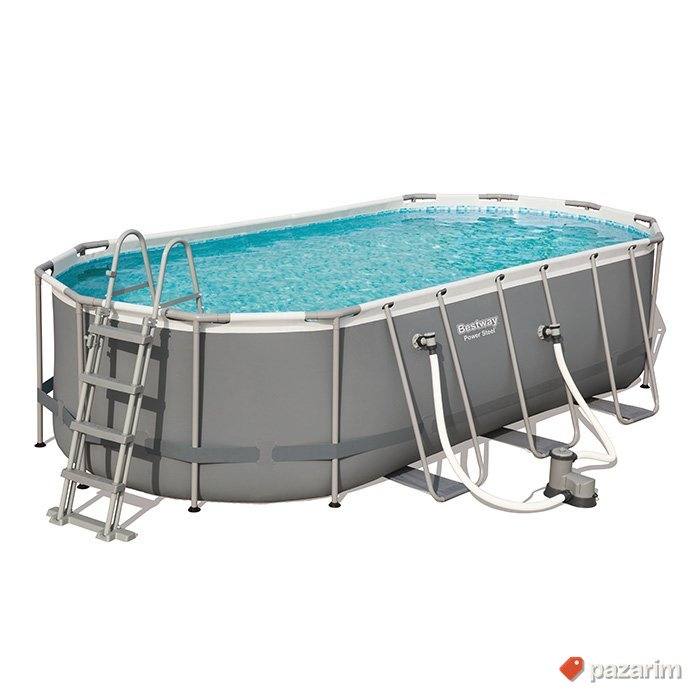 Bazen power steel pravougaoni 404x201x100cm sa pumpom 1