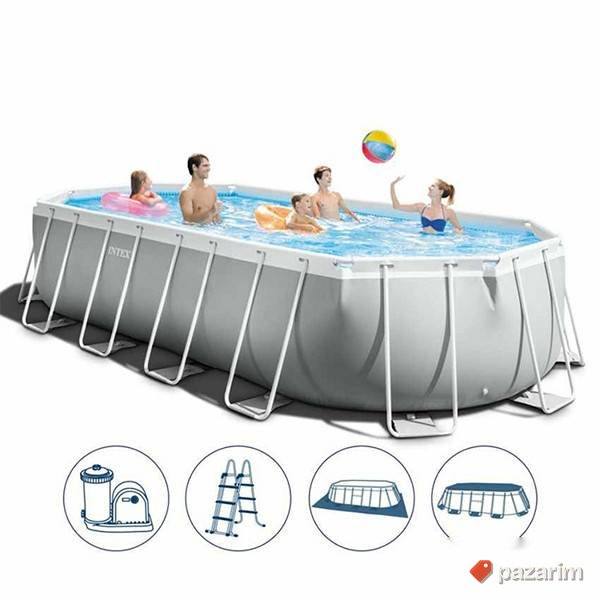 Bazen pravougaoni power steel 412x201x122cm sa pumpom 1